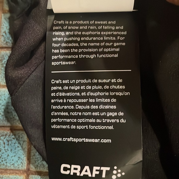 NWT 🚴Craft Reflective Wind Protective Loose Fit Pants - Picture 3 of 11